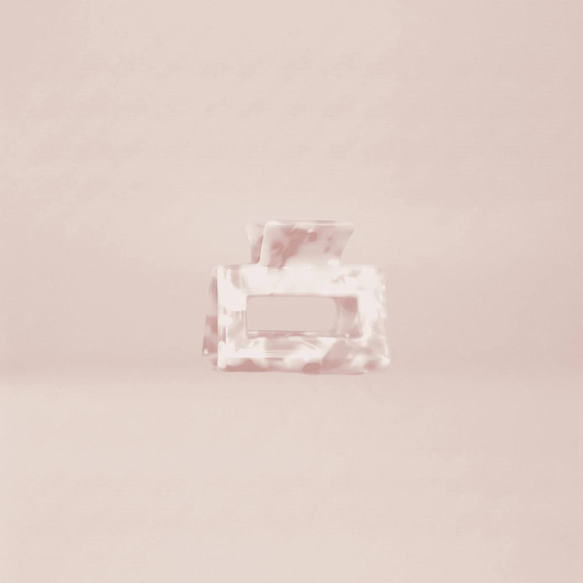 The Geometric Resin Square Claw Clip