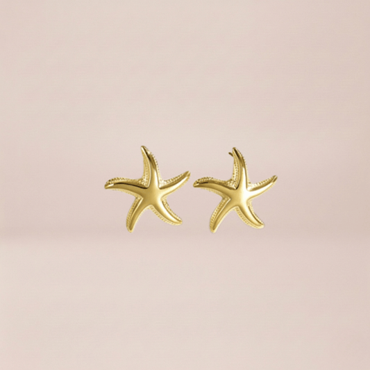 Coastal Starfish Stud Earrings
