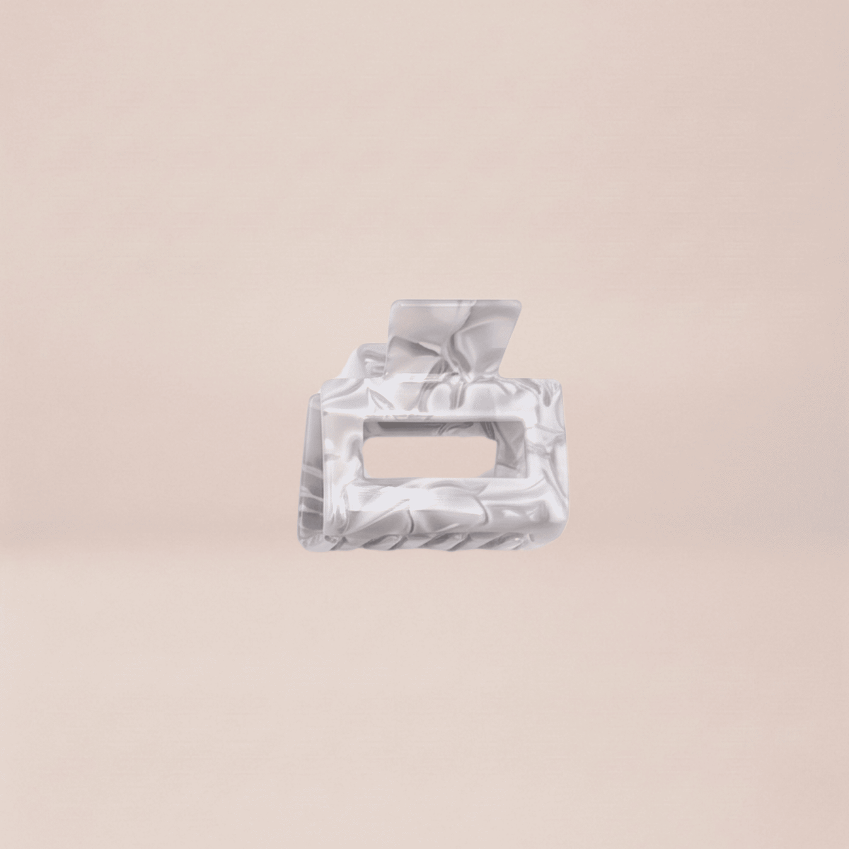 The Geometric Resin Square Claw Clip