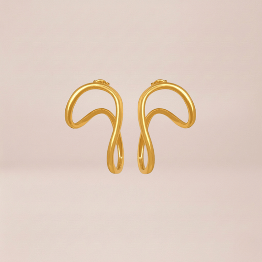 Modern Wave Ear Climbers