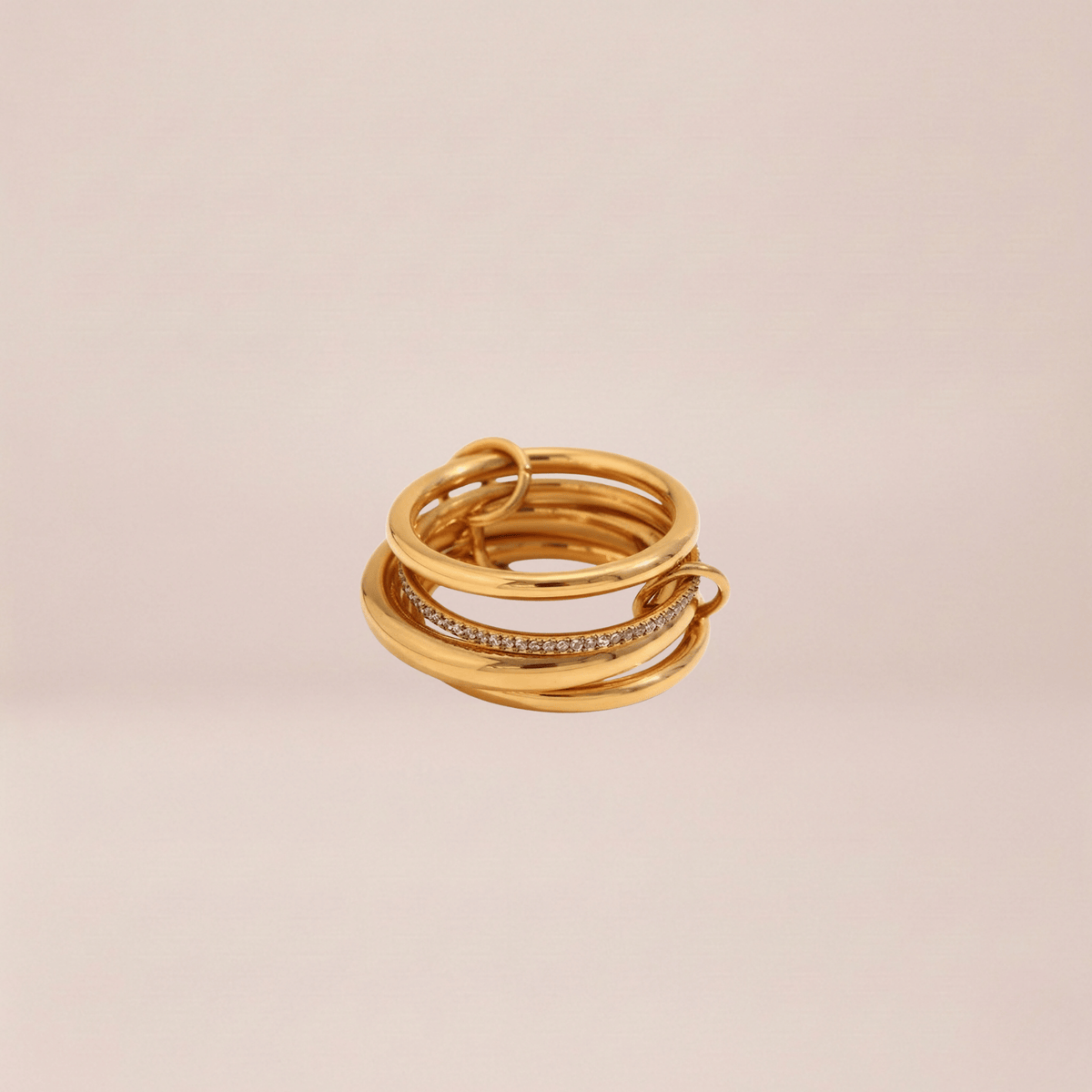 Multi-Band Interlock Ring