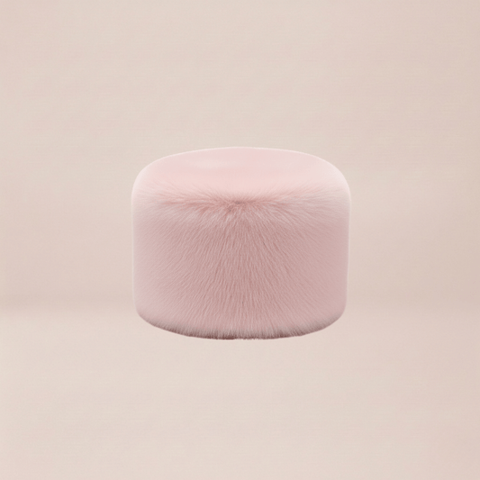 Pink Mink Plush Hat