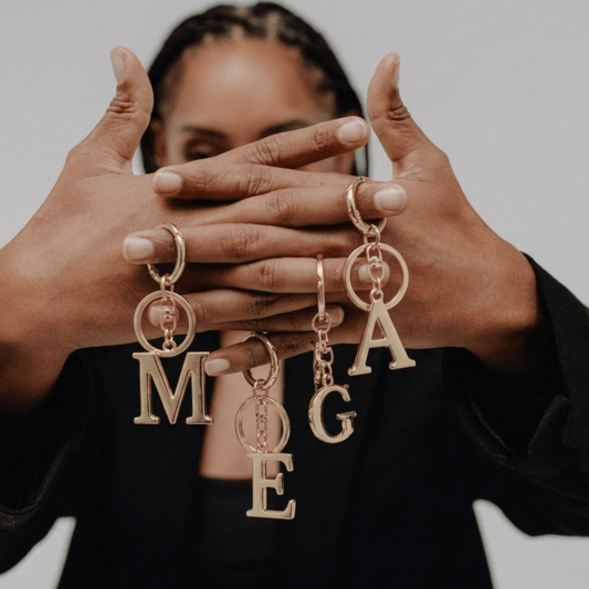 Signature Monogram Initial Keychain