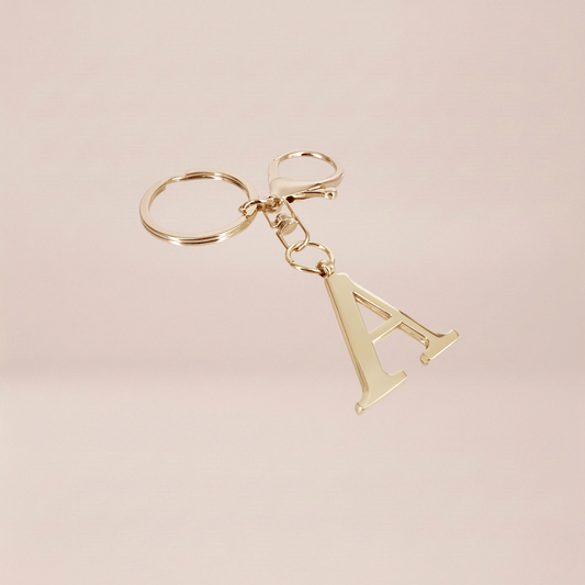 Signature Monogram Initial Keychain
