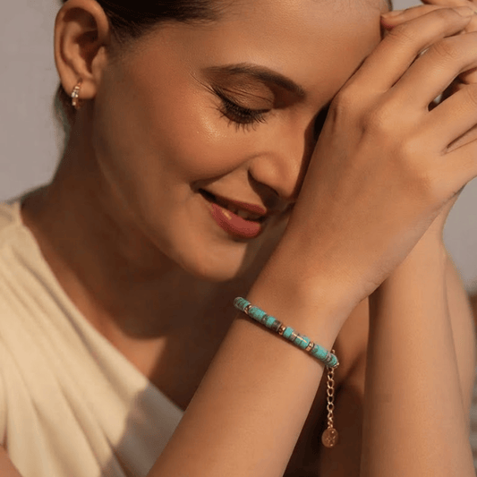 Azure Heishi Beaded Bracelet