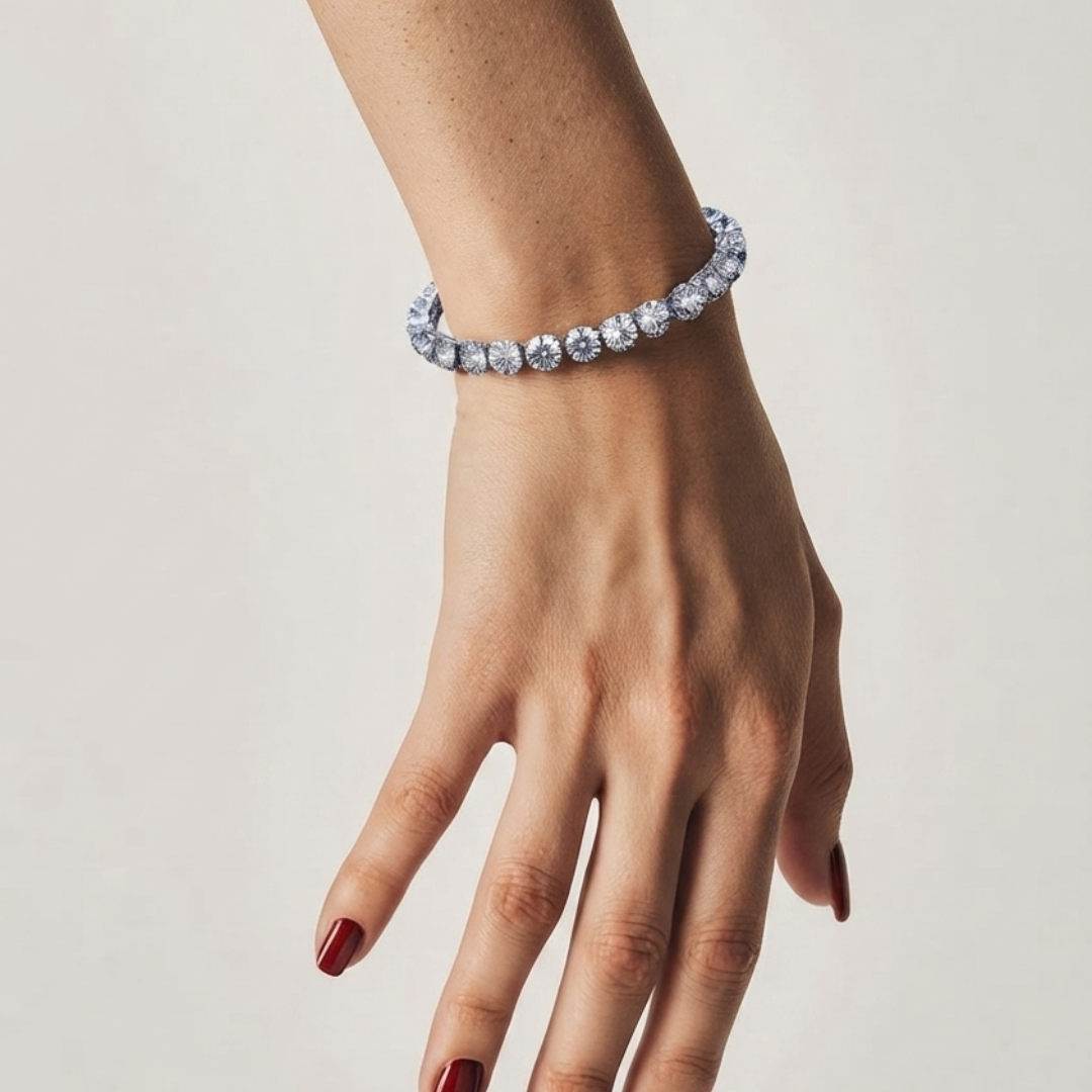 The Infinite Radiance Tennis Bracelet