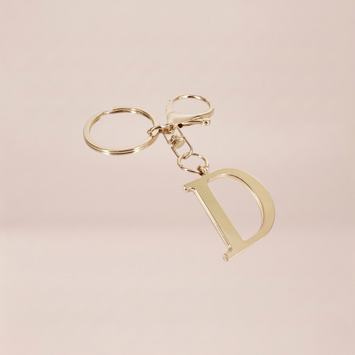 Signature Monogram Initial Keychain