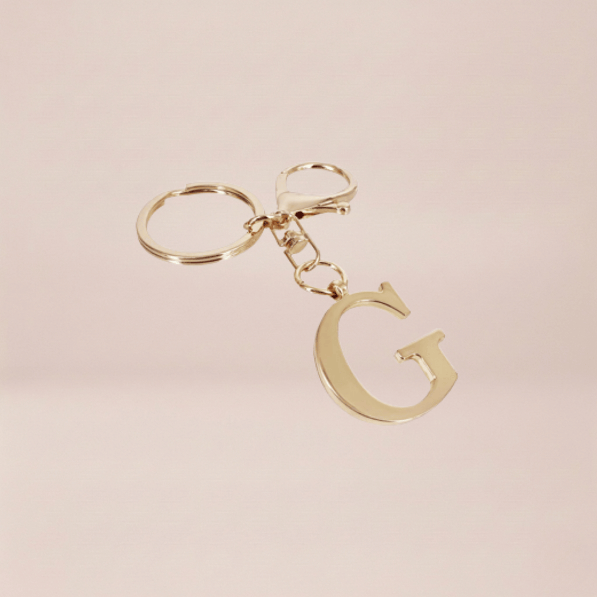 Signature Monogram Initial Keychain