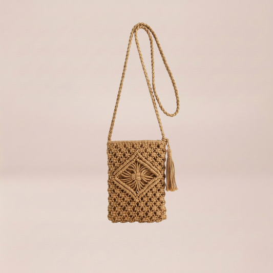 Nomad Macramé Crossbody Bag