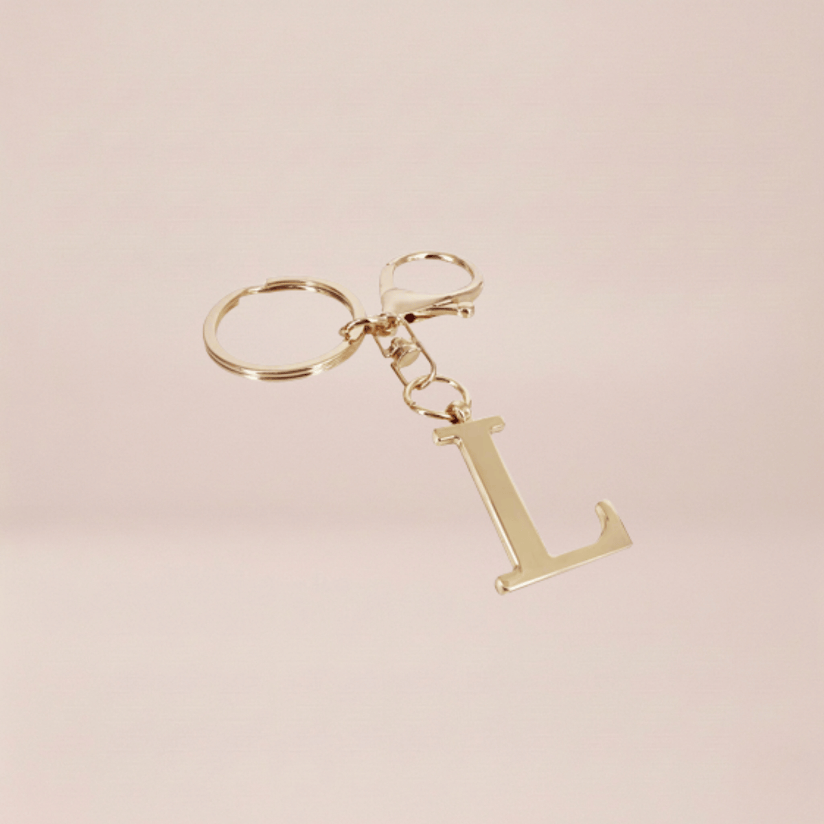 Signature Monogram Initial Keychain