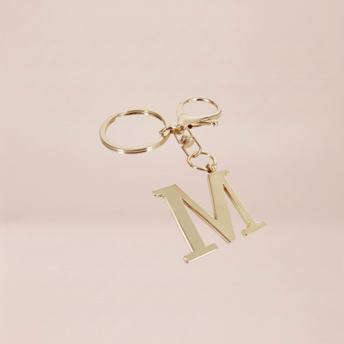 Signature Monogram Initial Keychain