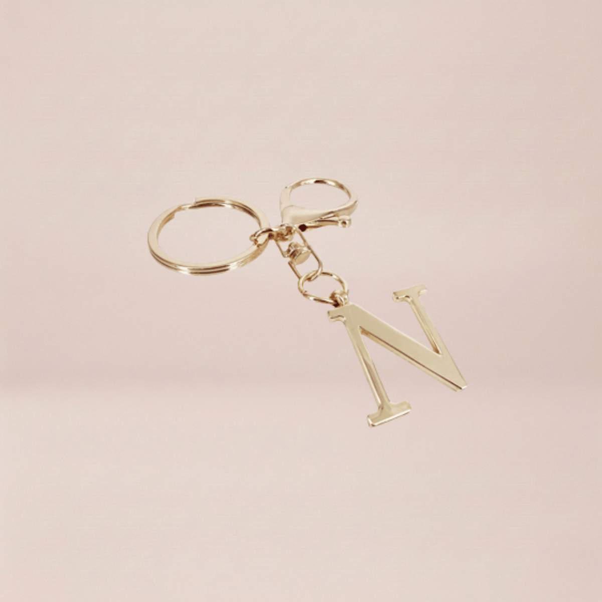 Signature Monogram Initial Keychain