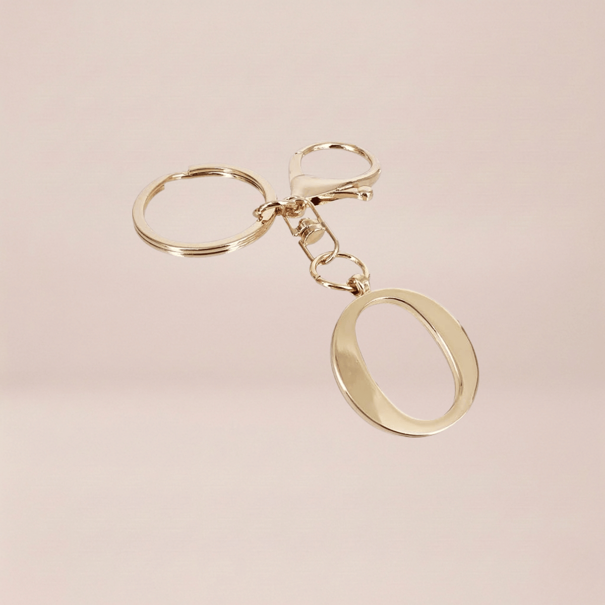 Signature Monogram Initial Keychain