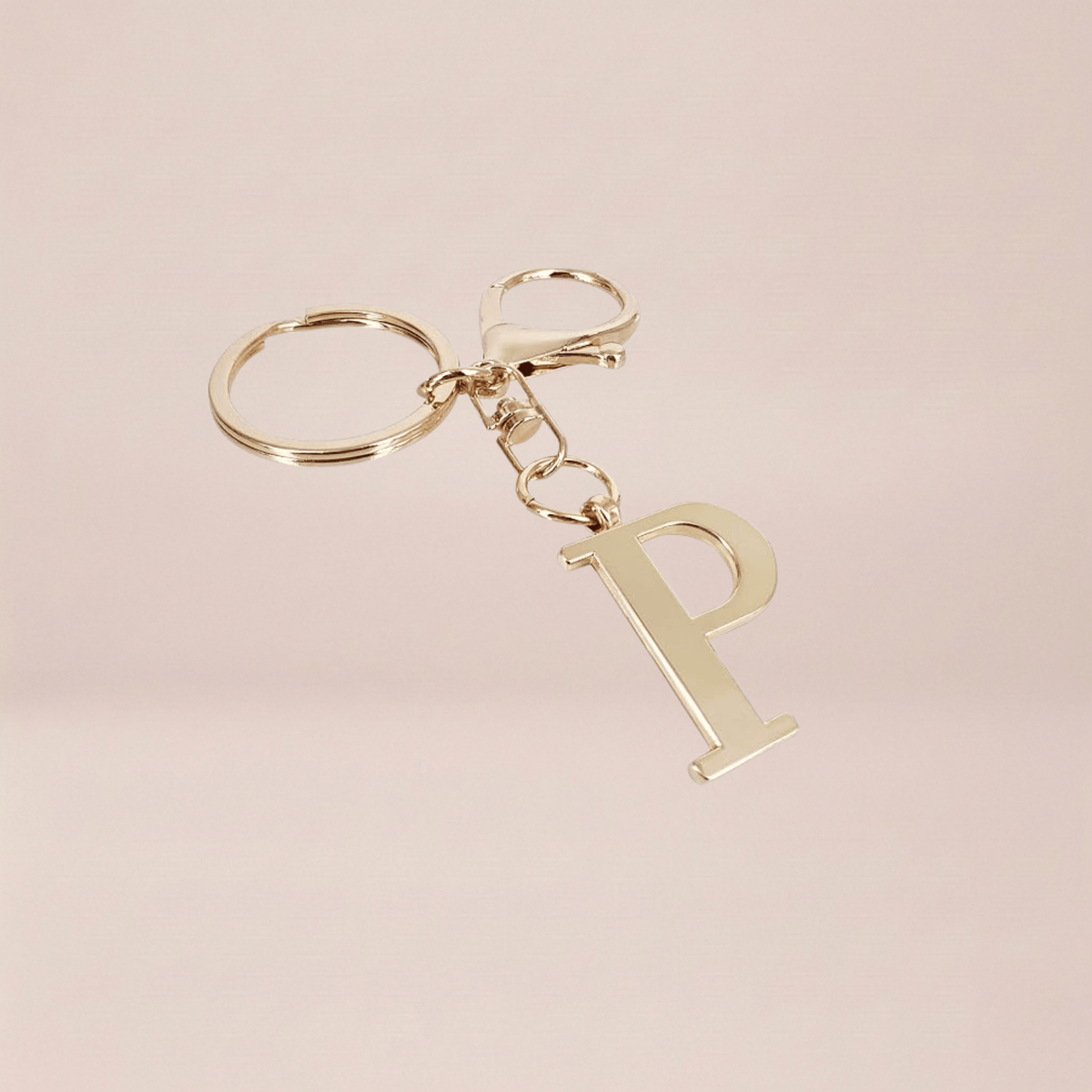 Signature Monogram Initial Keychain