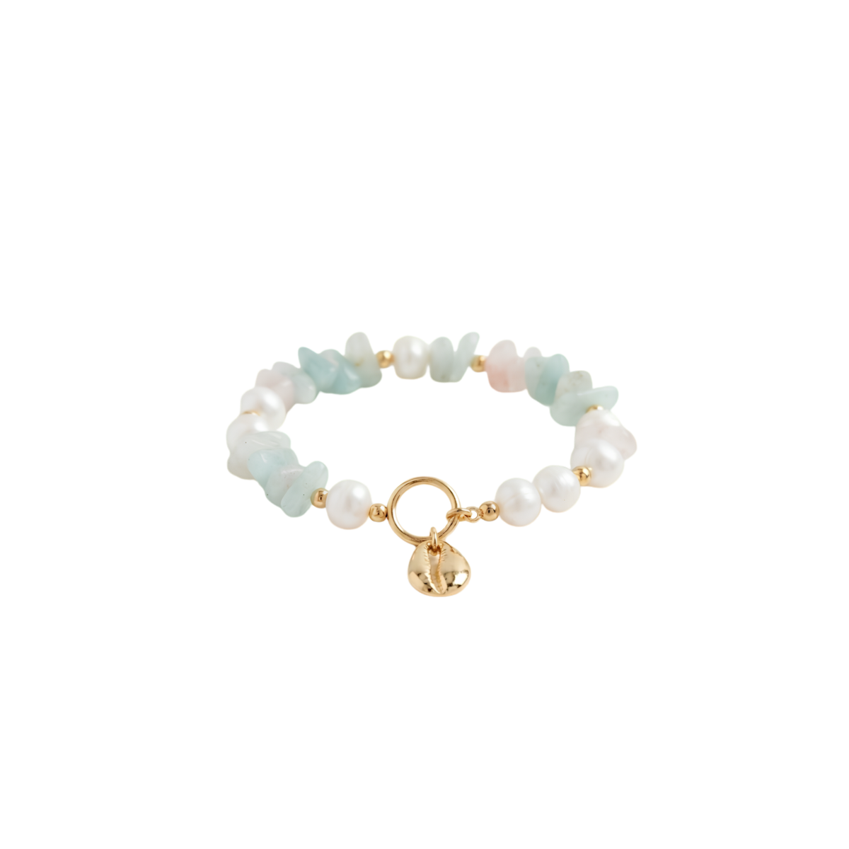 Pearl Shell Charm Bracelet