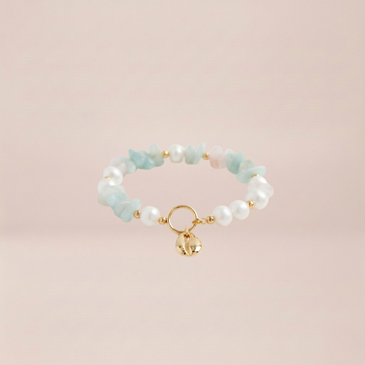Pearl Shell Charm Bracelet