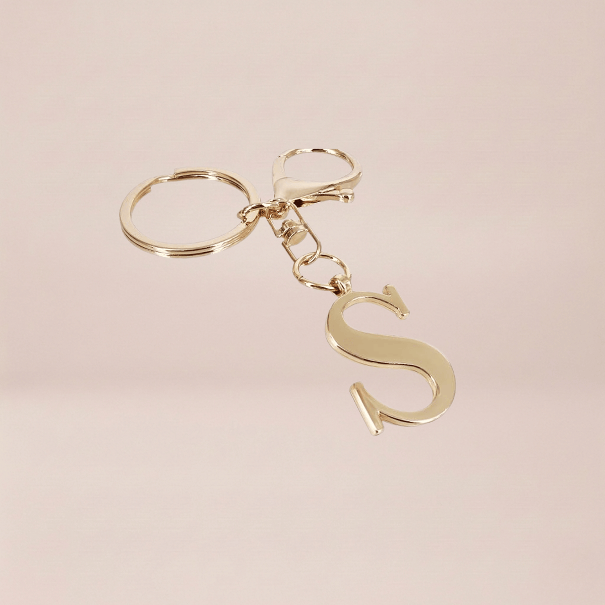 Signature Monogram Initial Keychain