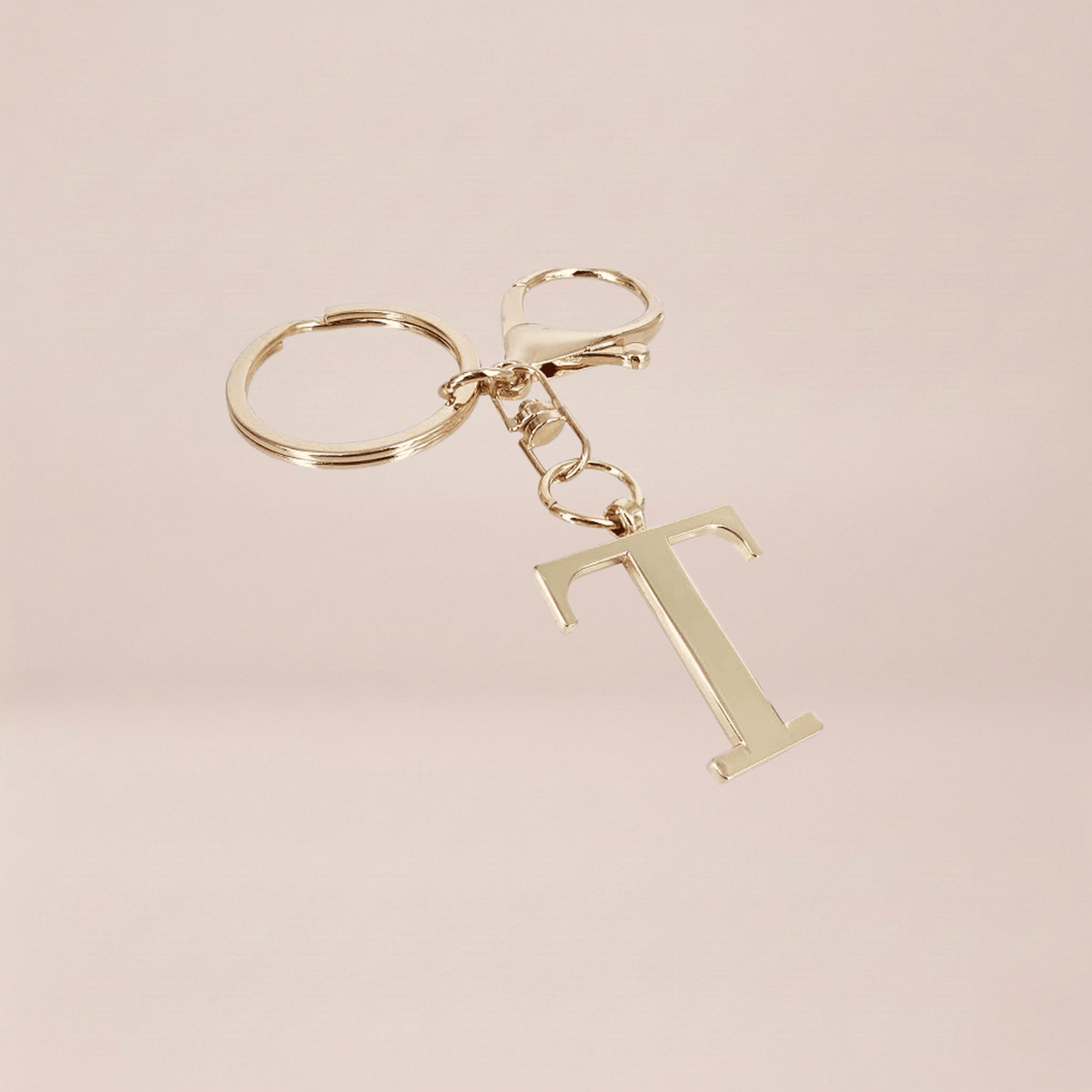 Signature Monogram Initial Keychain