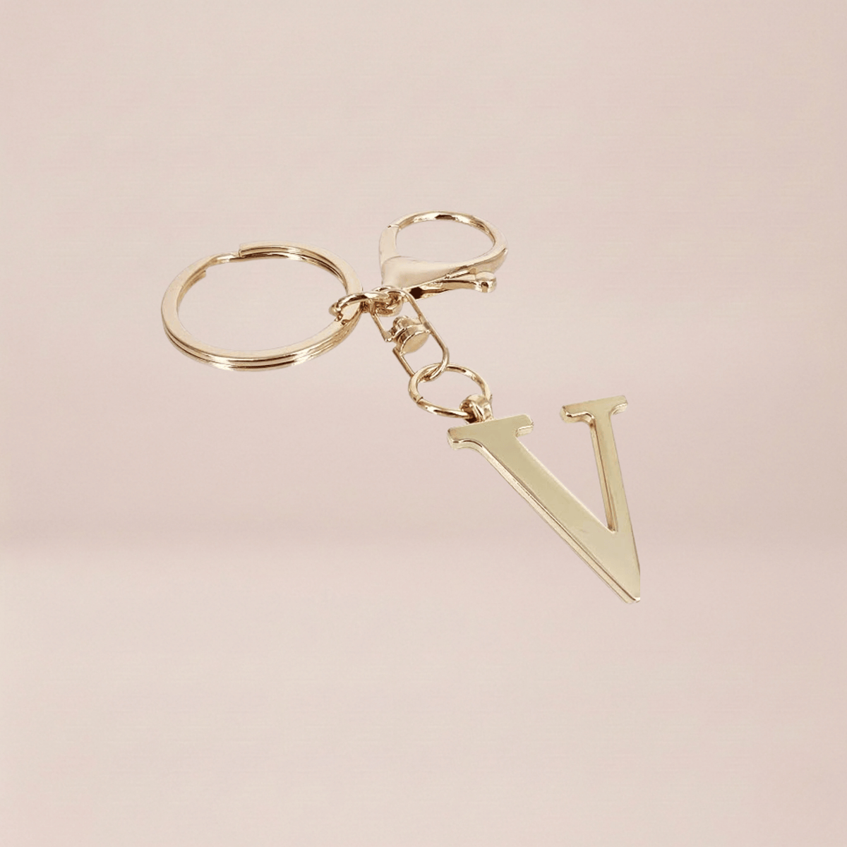 Signature Monogram Initial Keychain