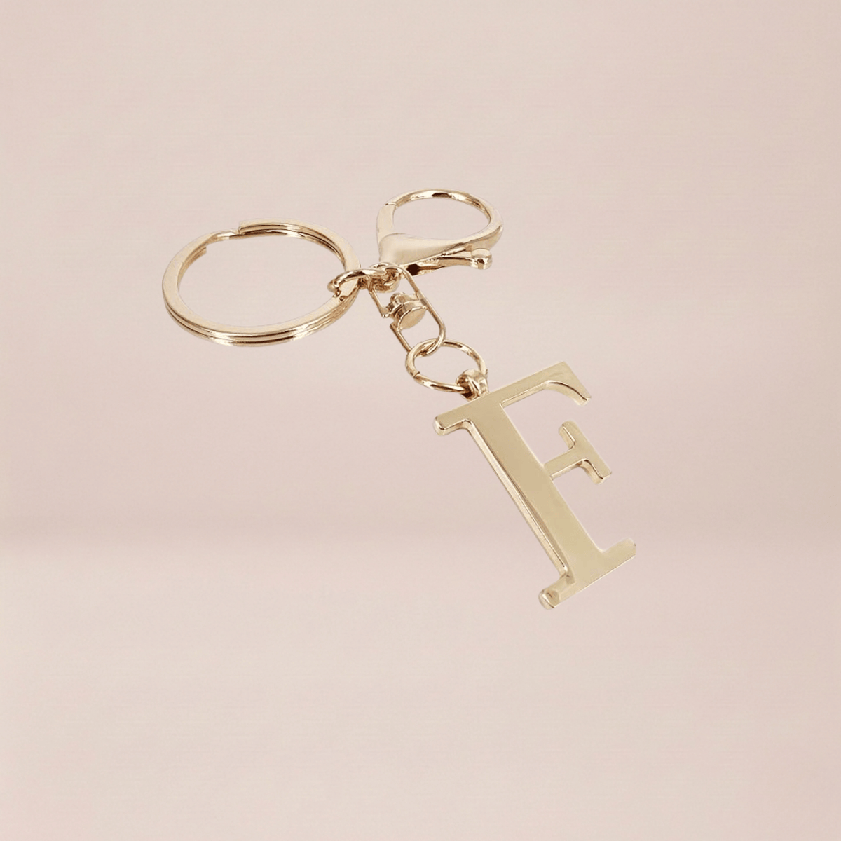 Signature Monogram Initial Keychain