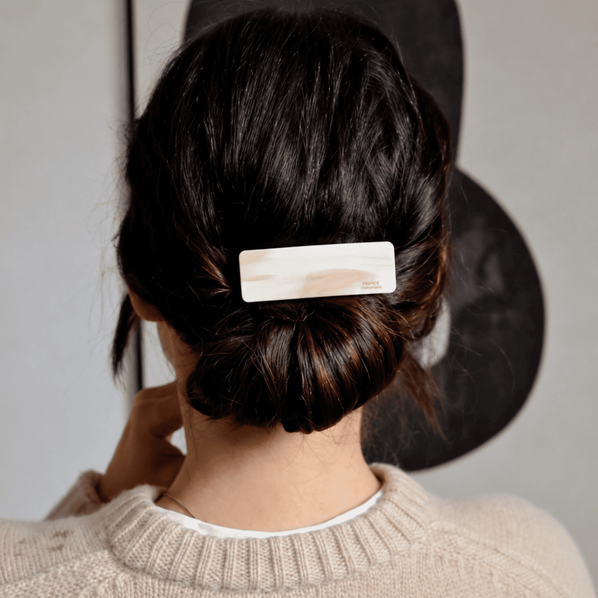 Minimalist Rectangular Hair Barrette