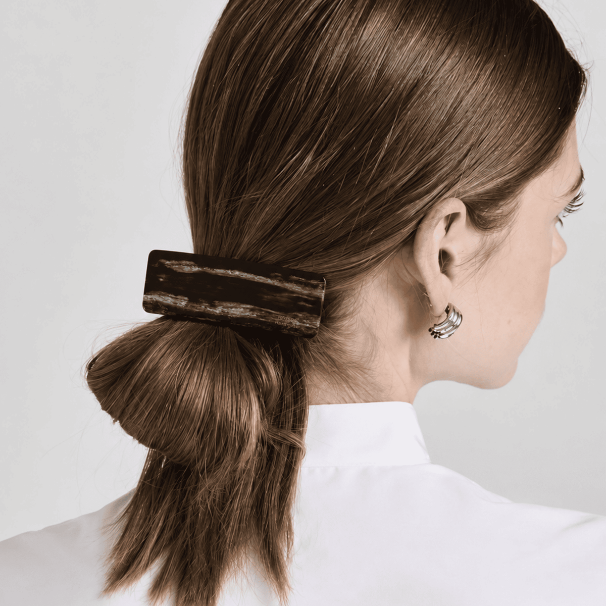 Minimalist Rectangular Hair Barrette