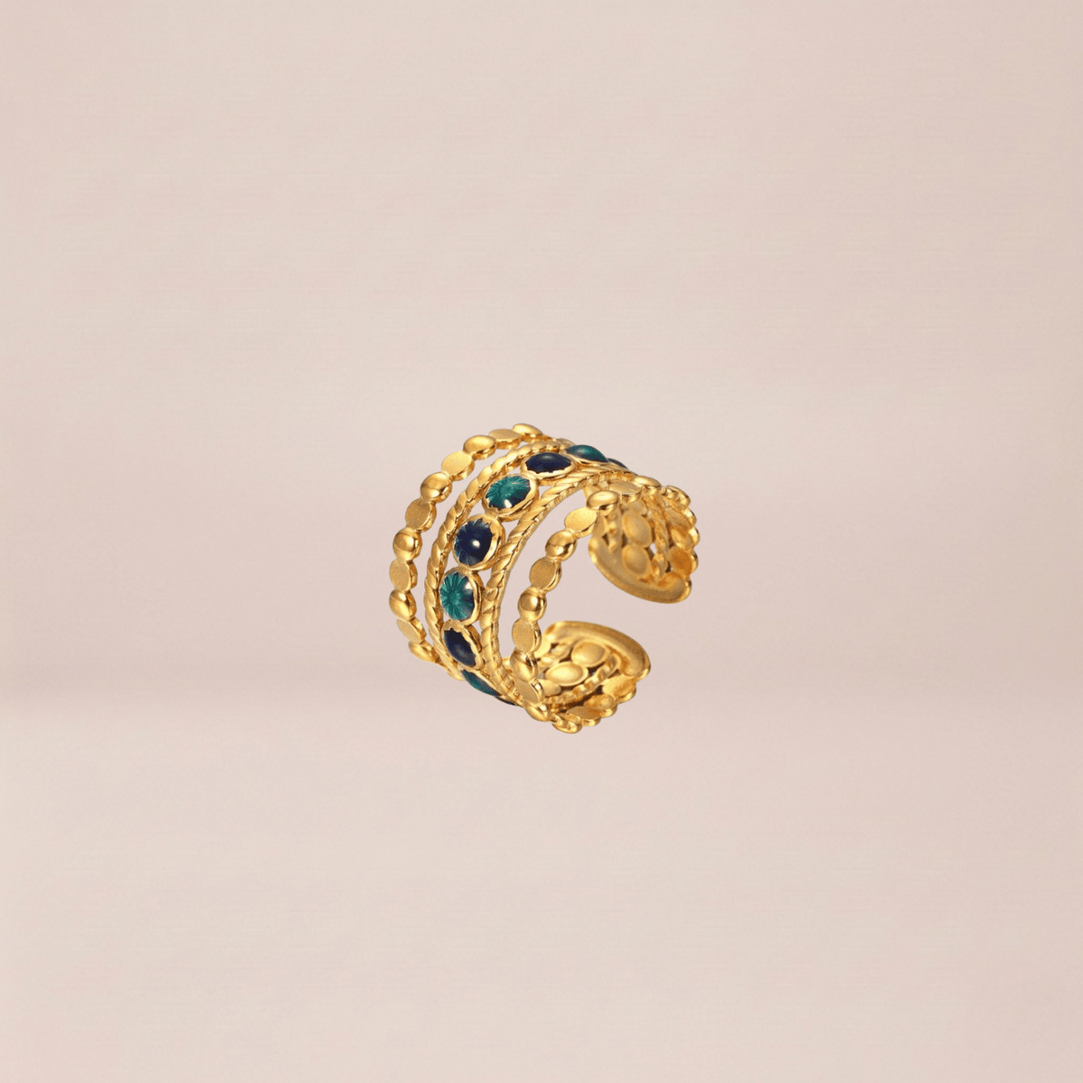 The Multi-Band Interlock Ring