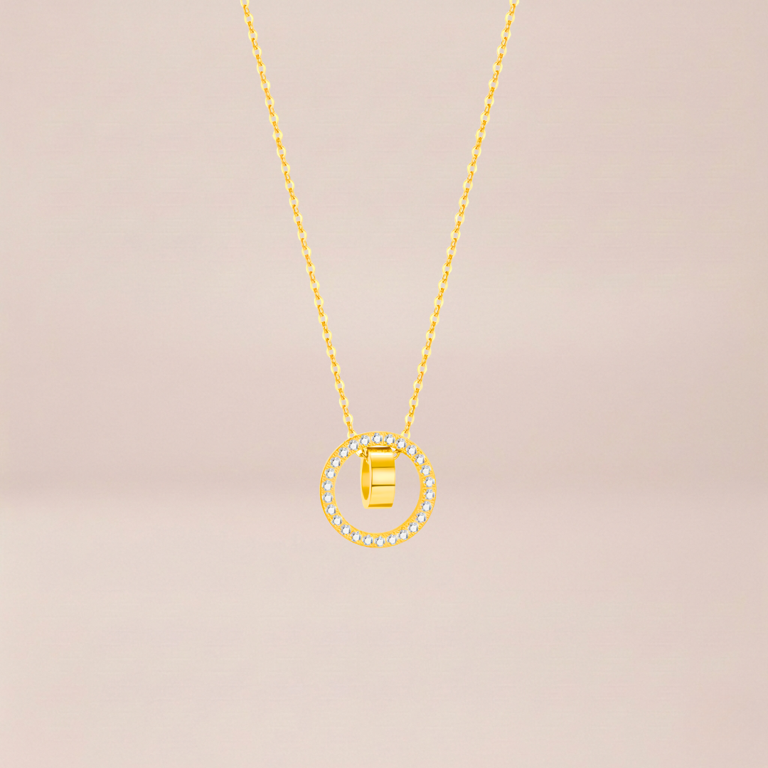The Interlocked Halo Pendant
