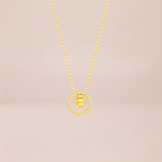 The Interlocked Halo Pendant