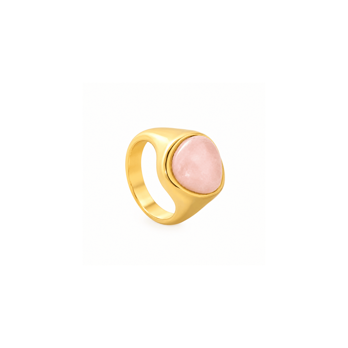The Rose Quartz Solitaire Ring