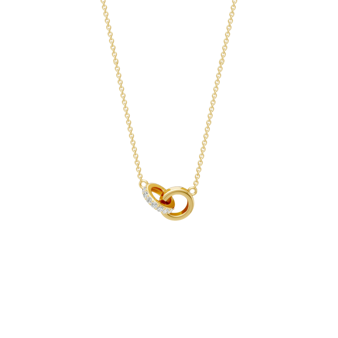 The Dual-Ring Solitaire Necklace