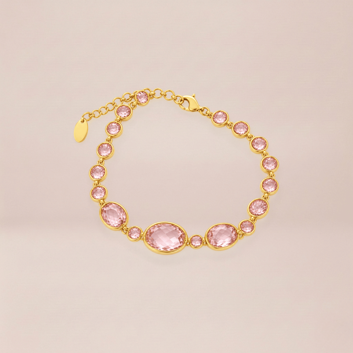 Rose Quartz Crystal Bracelet