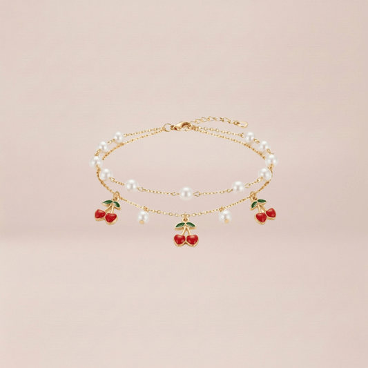 The Cherry Blossom Anklet