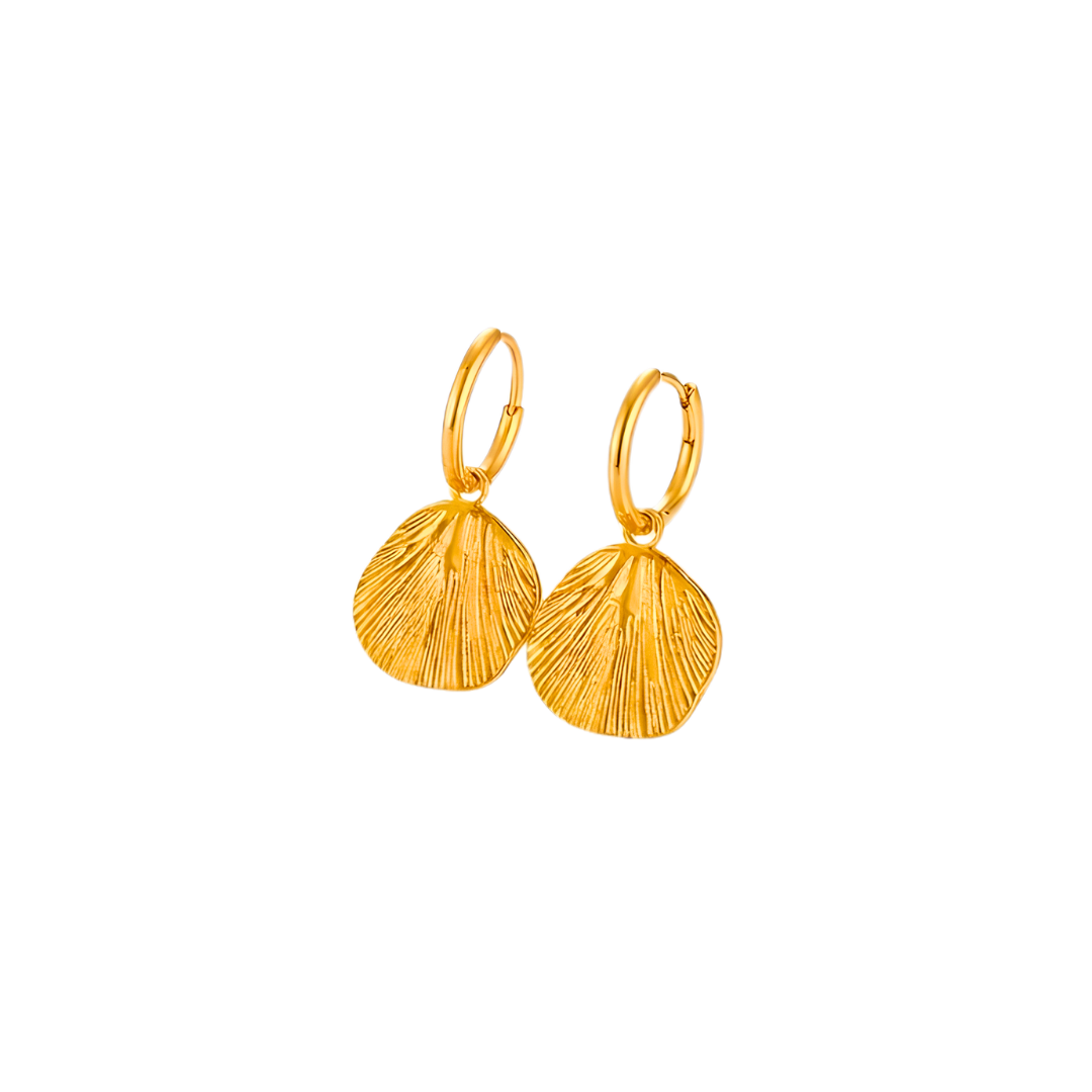 The Gilded Sunburst Drop Earrings