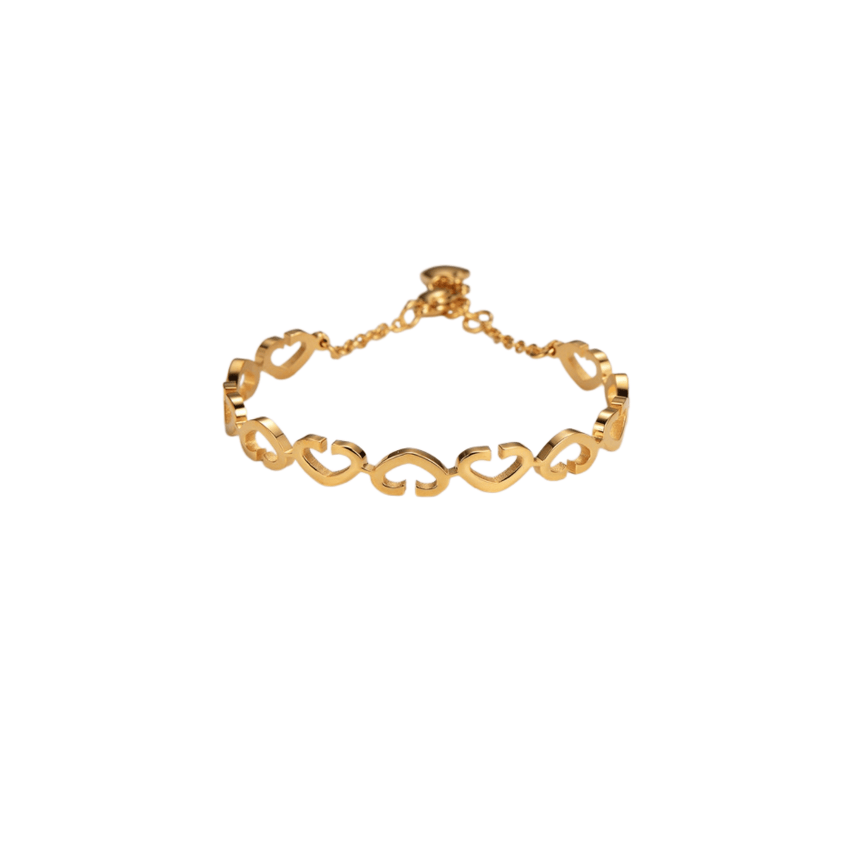 The Interlocking Heart Bracelet