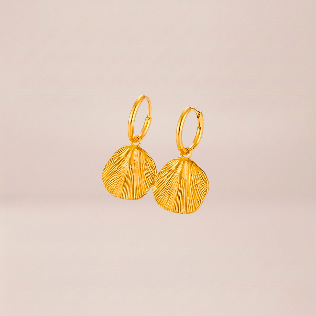 The Gilded Sunburst Drop Earrings
