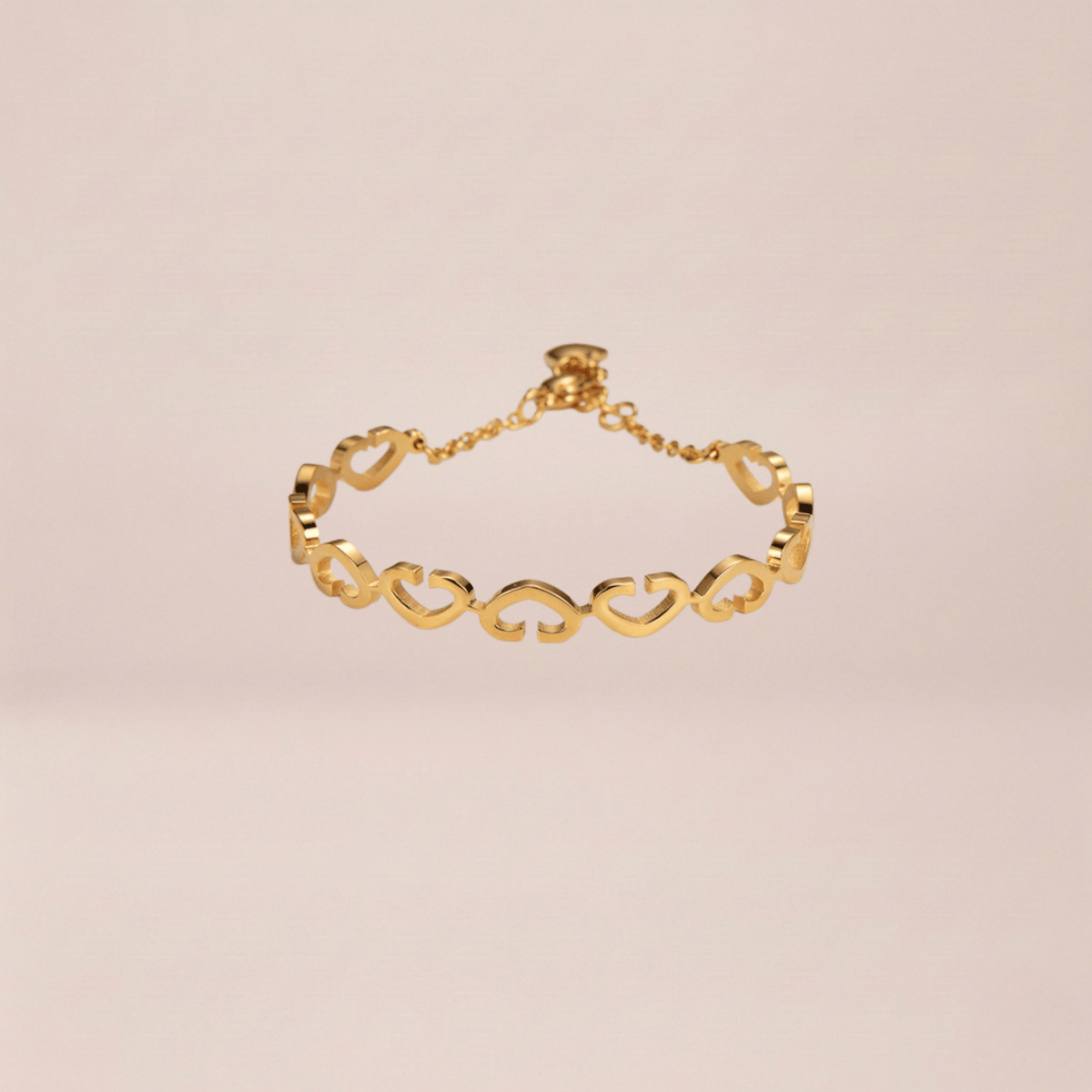 The Interlocking Heart Bracelet