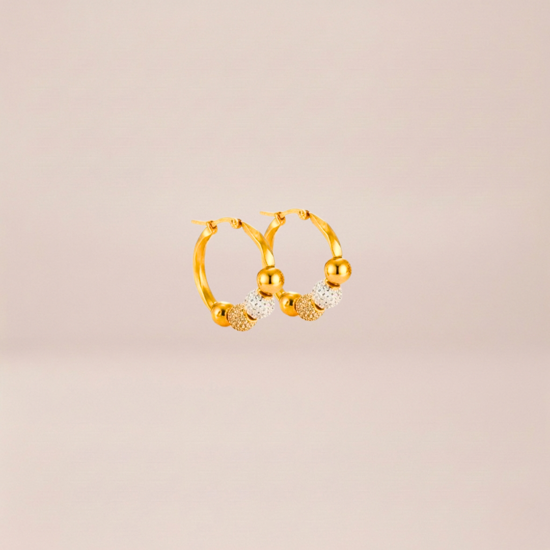 The Celestial Charm Hoop Earrings
