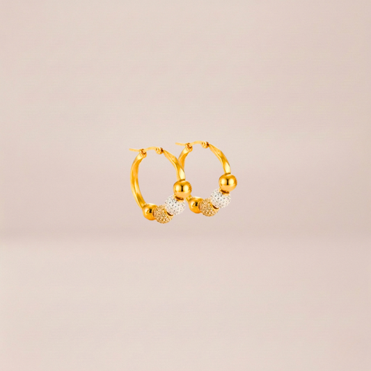 The Celestial Charm Hoop Earrings