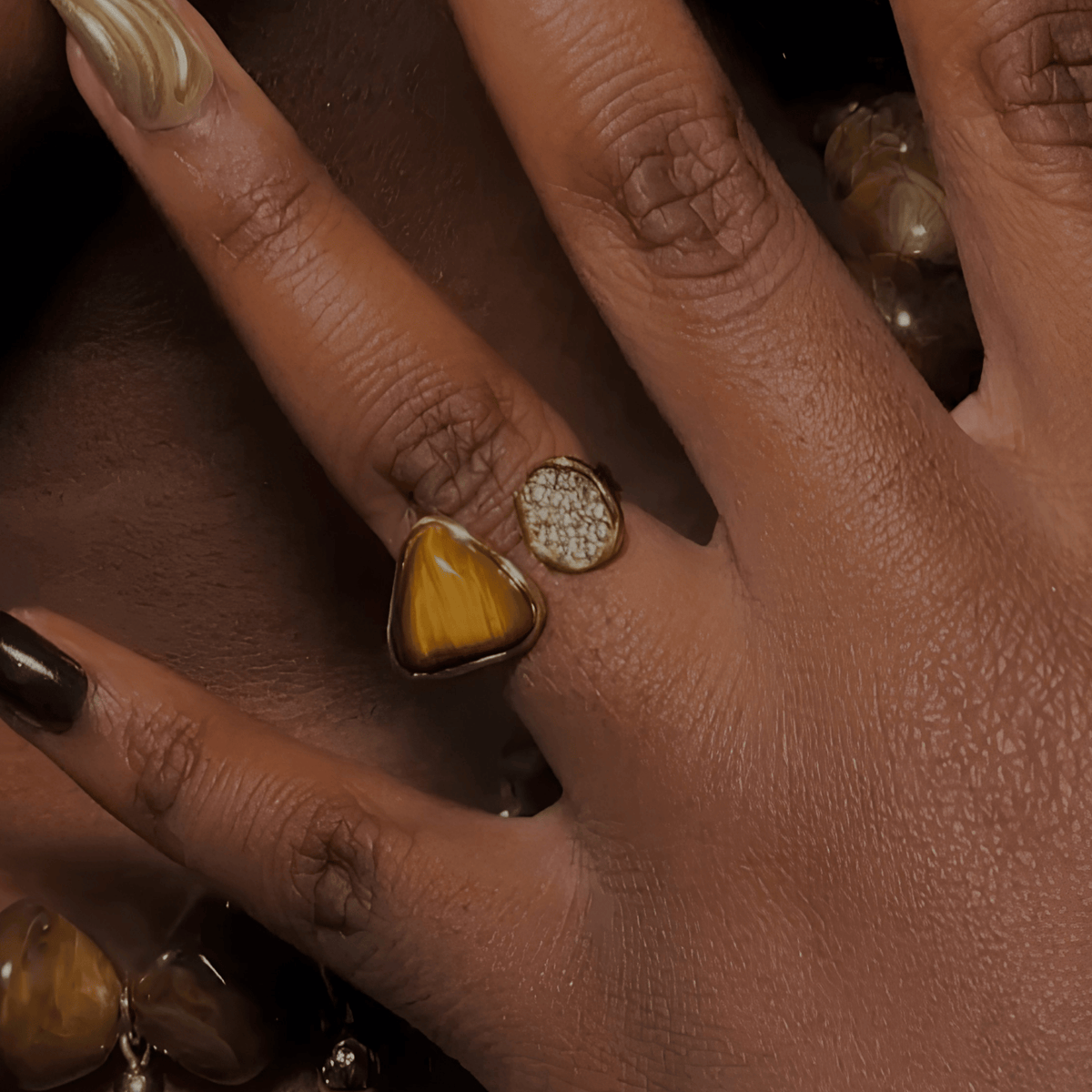 The Amber Solstice Ring