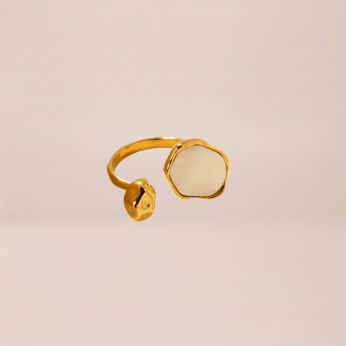 The Pearl Solitaire Ring