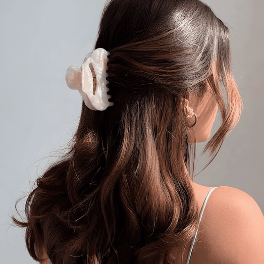 Marble Wave Claw Clip