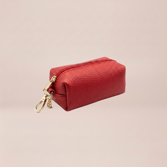 Crimson Red Capsule Wallet