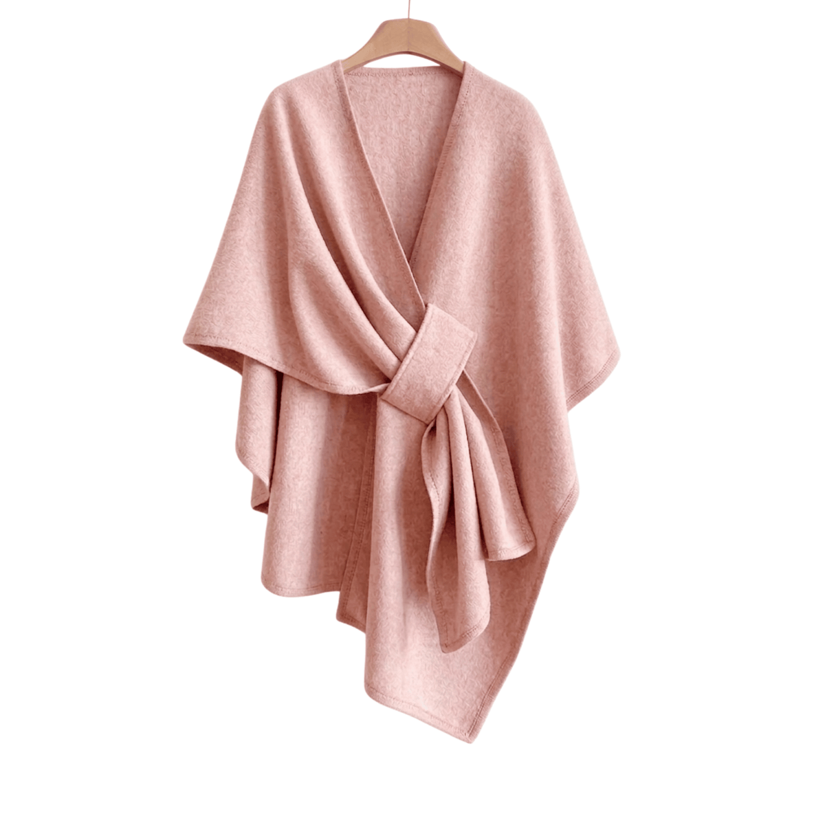 The Blush Petal Acrylic Poncho