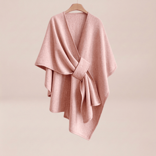 The Blush Petal Acrylic Poncho