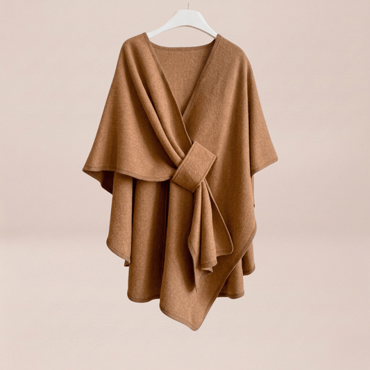 The Golden Camel Acrylic Poncho
