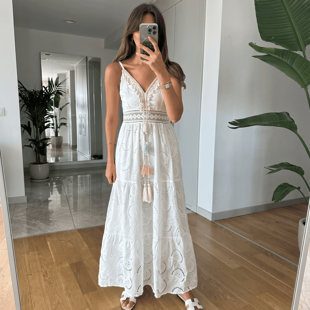 Amalfi Cotton Maxi Dress