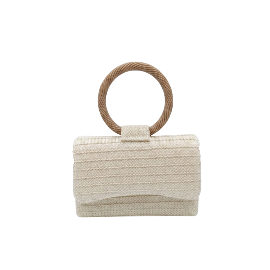 Golden Hour Paper Woven Bag