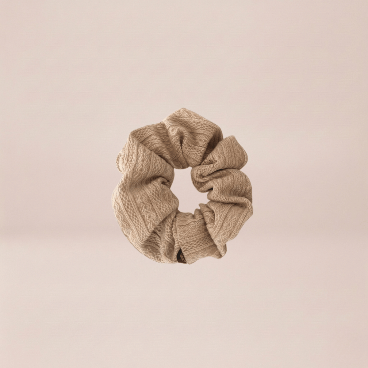 Cable Knit Scrunchie