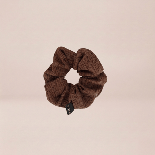 Cable Knit Scrunchie